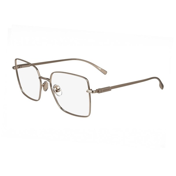 Salvatore Ferragamo Eyeglasses SF2230 770 Rose Gold 56mm